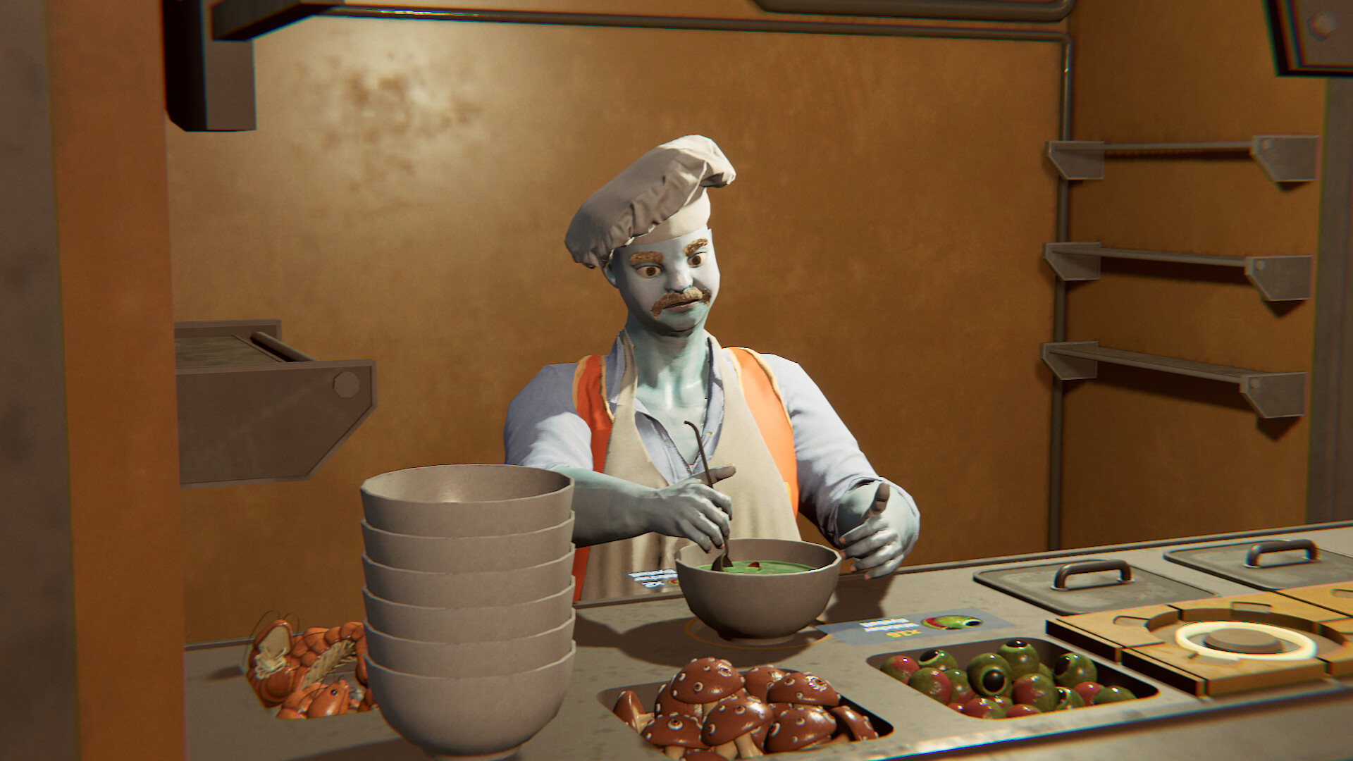 Another view inside Alien Market Simulator