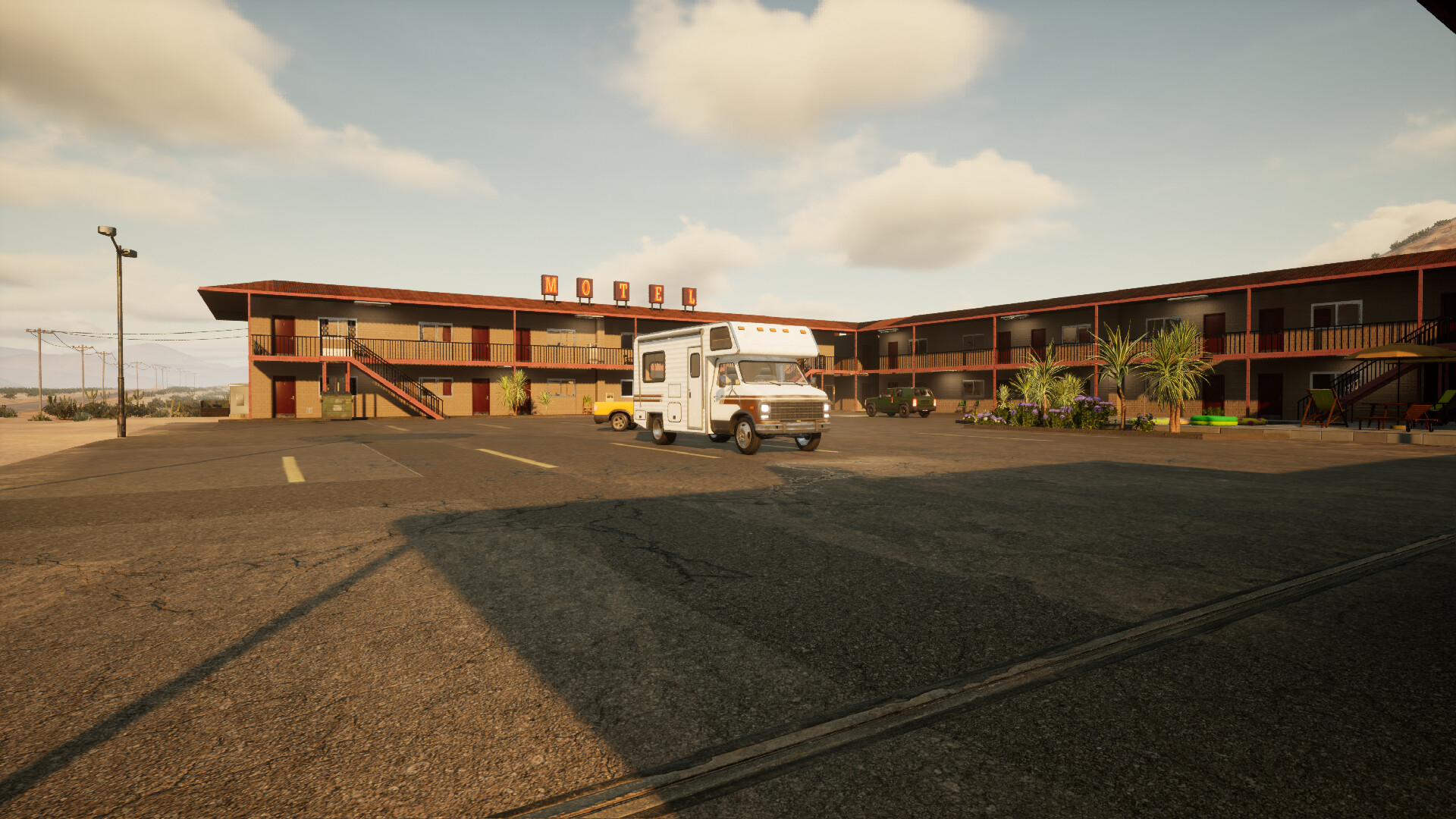 Another view inside Motel Life Simulator